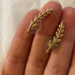 Gold J. Crew earrings